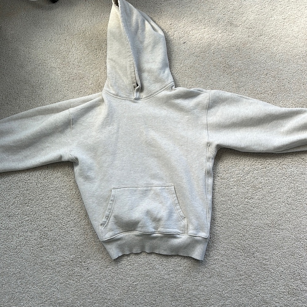 Aritzia TNA Cozy Fleece Boyfriend Hoodie size XS in Oatmeal